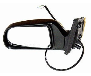 LH DOOR MIRROR PWR HTD SMOOTH BLK P FLDG SIENNA 98-03