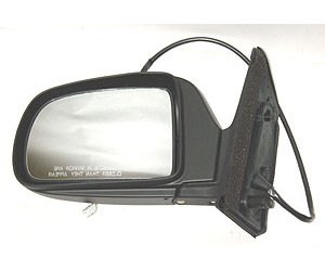LH DOOR MIRROR PWR NON-HTD SMOOTH BLK P FLDG SIENNA 98-03