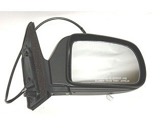 RH DOOR MIRROR PWR NON-HTD SMOOTH BLK P FLDG SIENNA 98-03