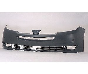 FT BUMPER CVR P W/ PARK ASSIST SENSORS W/O RADAR CRUISE CONTROL SIENNA 04 -05