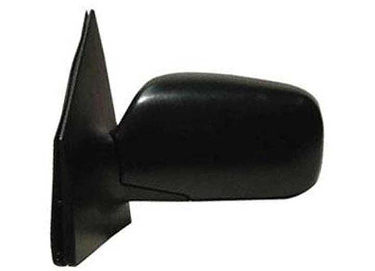 LH DOOR MIRROR MAN REM W/LEVER NON-HTD SMOOTH BLK ECHO CPE/SDN 00-05