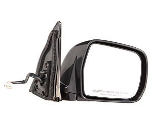 RH DOOR MIRROR PWR HTD GLOSS BLK P FLDG HIGHLANDER/HYBRID 01-07