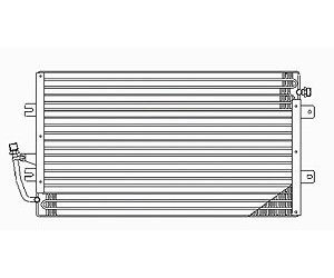 CONDENSER W/ RR A/C ASTRO/SAFARI 95-05