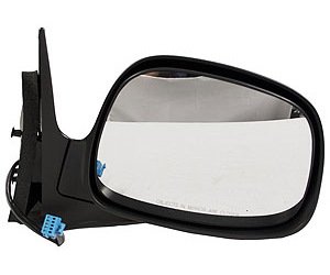 RH DOOR MIRROR PWR HTD GLOSS BLK P FLDG W/O MEM RENDEZVOUS 02-07