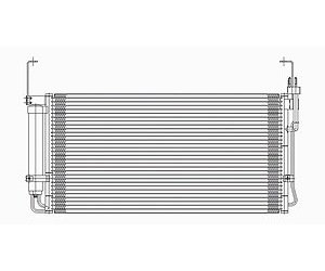 CONDENSER W/ RECEIVER/DRYER SANTA FE 01-06
