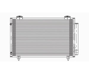 CONDENSER W/ RECEIVER DRYER COROLLA/MATRIX 05-08