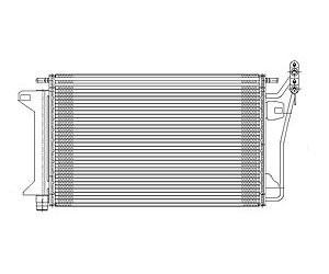 CONDENSER W/ RECEIVER DRYER W/ TOC FUSION/MILAN 06-09 ZEPHYR 06 LINCOLN M KZ 07-09