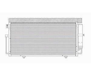 CONDENSER W/ RECEIVER W/ DRIER IMPREZA/OUTBACK 04-07