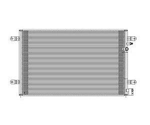 CONDENSER 3.0/3.2/4.2L ENG AUDI A6 05-11