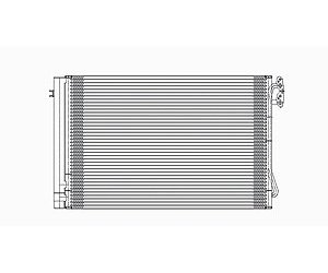 CONDENSER W/ RECEIVER DRYER EXC DIESEL BMW 3 SERIES 06-11