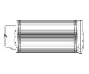 CONDENSER W/ RECEIVER/DRYER 5.3L V8 IMPALA/MONTE CARLO POLICE/SS 06-11 ALLURE/LACROSSE 08-09 GRAND PRIX 05-11
