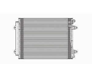 CONDENSER W/ RECEIVER DRYER PASSAT 06-10