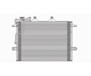 CONDENSER MERCEDES BENZ E-CLASS SDN/ WGN 03-08