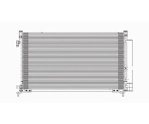 CONDENSER W/ RECEIVER/DRYER CIVIC CPE DX/DX-G/LX 06-10