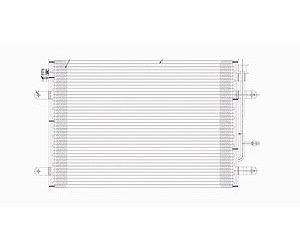 CONDENSER W/ 2.0 3.2L ENG AUDI A4/S4 05-07