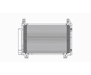 CONDENSER W/ RECEIVER DRYER YARIS 06-11