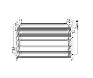CONDENSER W/ RECEIVER/DRYER MAZDA CX-7 07-10