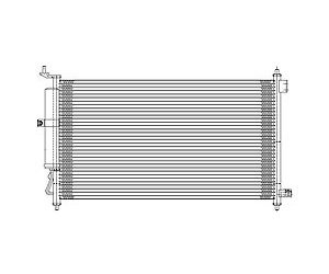CONDENSER W/ RECEIVER DRYER VERSA 07-09