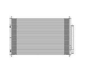 CONDENSER W/ RECEIVER/DRYER ACURA MDX 07-11