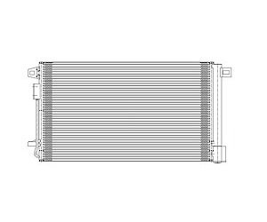CONDENSER W/ RECEIVER/DRYER OUTLOOK 07-09/ENCLAVE 08-11