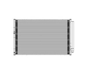 CONDENSER W/ RECEIVER DRYER HIGHLANDER 08-10