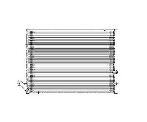 CONDENSER W/ RECEIVER DRYER CTS 08-11