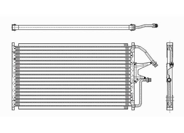 CONDENSER CHEVY/GMC C/K P/U 96-02 BLAZER/TAHOE/YUKON/SUBURBAN 96-99