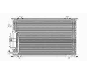 CONDENSER W/ RECEIVER DRYER VIBE 03-08