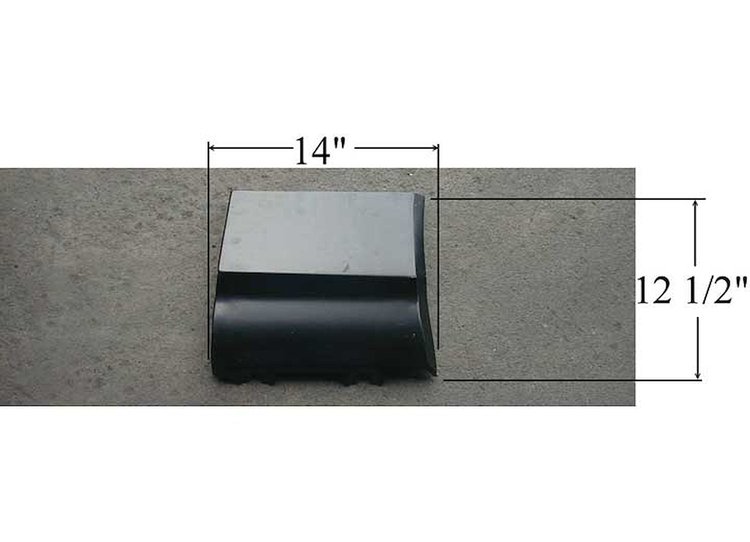 Front Fender - Rear Lower Section 1968-69