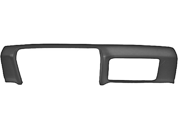 DASH COVER BLK W/O SIDE V
