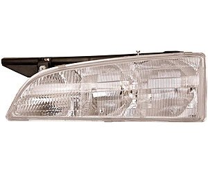 LH H.L. W/O BLK EDGED LENS BONNEVILLE 93-95 LUMINA APV/TRANS SPORT 94-96