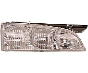 RH H.L. W/O BLK EDGED LENS BONNEVILLE 93-95 LUMINA APV/TRANS SPORT 94-96