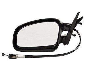 LH DOOR MIRROR MAN REM NON-HTD GLOSS BLK NON-FLDG GRAND AM SE 99-01