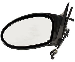 LH DOOR MIRROR MAN REM NON-HTD GLOSS BLK NON-FLDG GRAND AM SE 02-05 ALERO 02-04