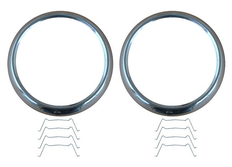 HEADLAMP BEZELS SET W/ FA