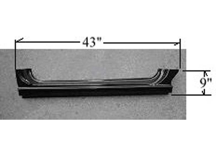 LH ROCKER PNL FACTORY TYPE CHEV/GMC P/U/PANEL TRUCK 60-66