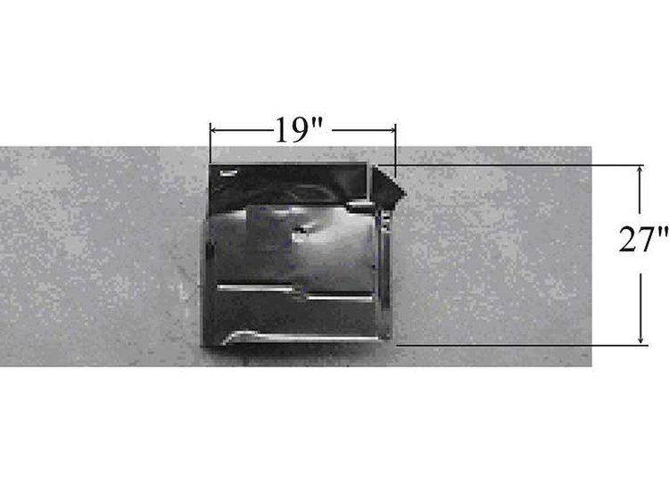 Cab Floor Panel 1967-72 Truck