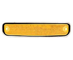 FT SIDEMARKER LAMP AMBER UNIV W/ CHR TRIM CHEVY/GMC P/U/BLAZER/JIMMY/SUBURB AN 73-80