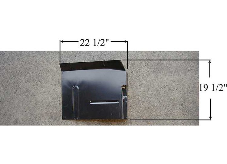 SHE898-40L Floor Pan Patch, Front Partial Floor Pan for 1973-1991 Chevy Trucks, Blazer, Suburban