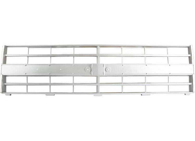SHE899-99-3 Grille for Select 1985-1988 Chevrolet Trucks, Blazer & Suburban w/Dual Headlamps [Chrome/Argent]