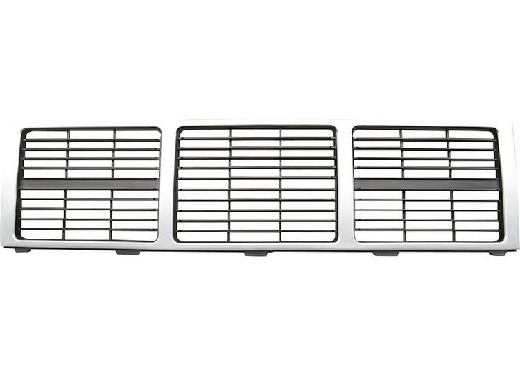 GRILLE SIL/DK ARG P GMC P/U/JIMMY/SUBURBAN 85-88