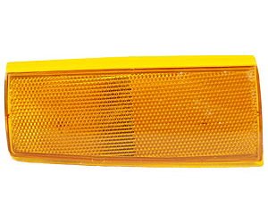 RH SIDEMARKER LAMP REFLECTOR 1PC DESIGN W/ SINGLE SEALED BEAM H.L. 6.5 IN . LONG CHEVY/GMC C/K P/U 8