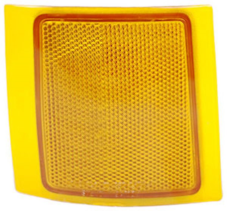 LH UPR SIDEMARKER REFLECTOR 2PC DESIGN W/ DUAL SEALED BEAM OR COMP TYPE H.L . CHEV C/K P/U/BLAZER/TAHOE/SUBURBAN 94-ON