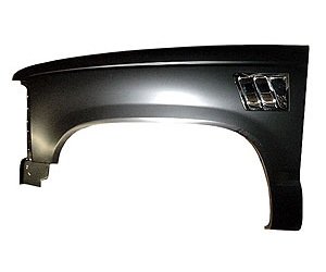 LH FENDER PERFORMANCE TYPE W/ CHR LOUVER CHEV/GMC P/U 88-02 BLAZER/TAHOE/Y UKON 92-00 SUBURBAN 92-99