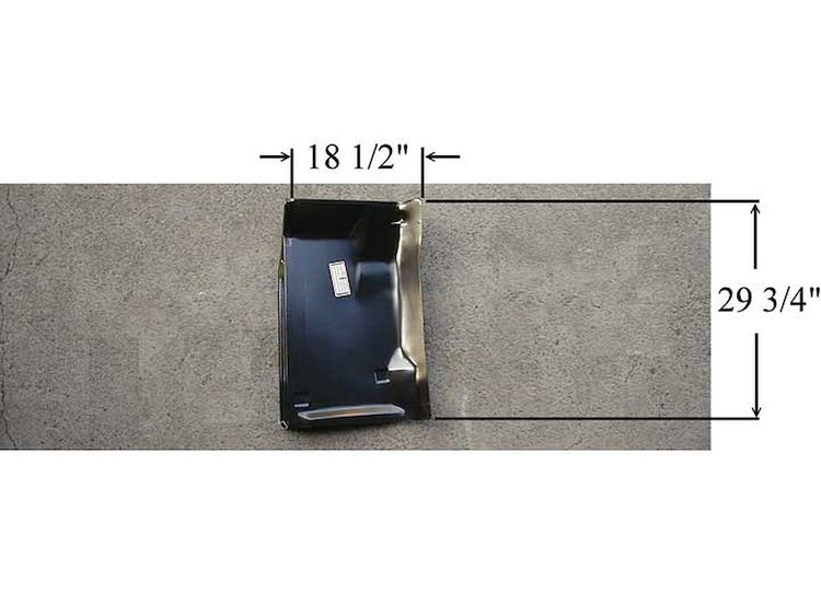 Cab Floor Inner Section 1988-02 GM Pickup