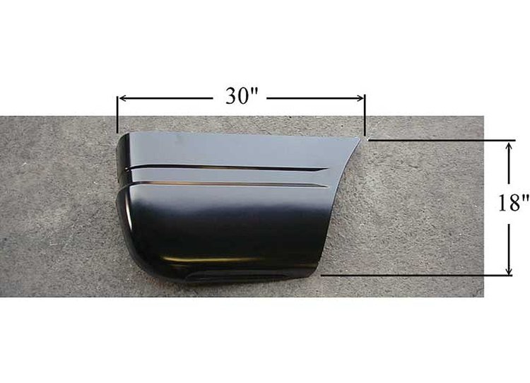 LH QUARTER PNL LWR RR SEC 6.5FT BOX CHEVY/GMC C/K P/U 88-02