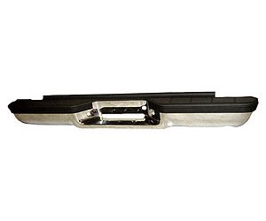 RR STEP BUMPER ASSY CHR FACTORY STYLE W/ BRKTS/PADS CHEVY/GMC C/K P/U STEPS IDE 88-02 - US CHR
