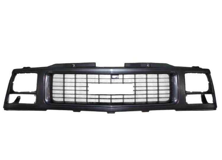 GRILLE SIL/GRY W/ SINGLE SEALED BEAM TYPE H.L. GMC C/K P/U/SUBURBAN/YUKON 9 4-2002