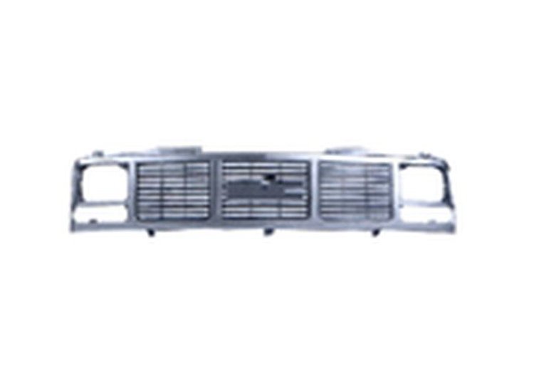 GRILLE SIL/DK ARG W/ SINGLE SEALED BEAM TYPE H.L. GMC C/K P/U 88-93 SUBURB AN/YUKON 92-93