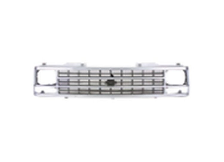 SHE900-99 Grille for Select 1988-1993 Chevrolet Trucks, Blazer, Suburban w/Single Headlamps [Argent Silver/Gray]